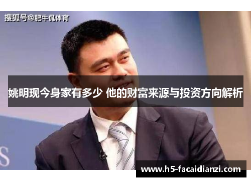 姚明现今身家有多少 他的财富来源与投资方向解析 姚明现今身家有多少 他的财富来源与投资方向解析